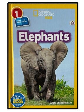 BUNDLE & SAVE 🎉National Geographic Elephants You Read I Read Hardcover Book